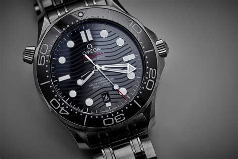 omega watch black face.